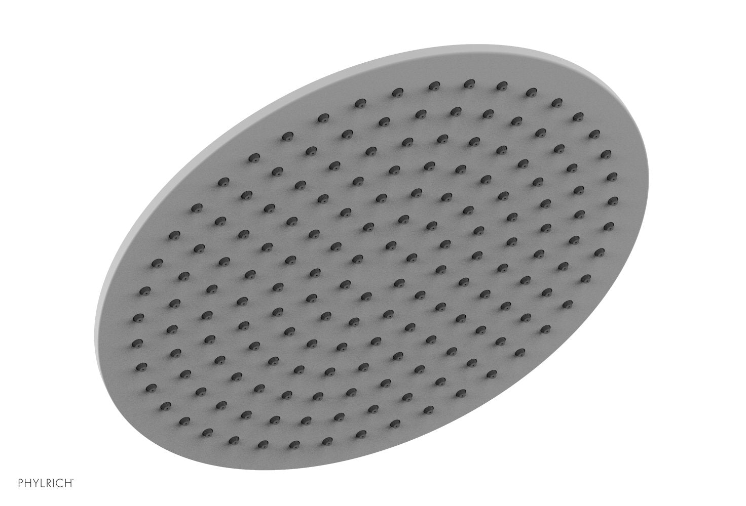 12" Round Shower Head by Phylrich - Satin White