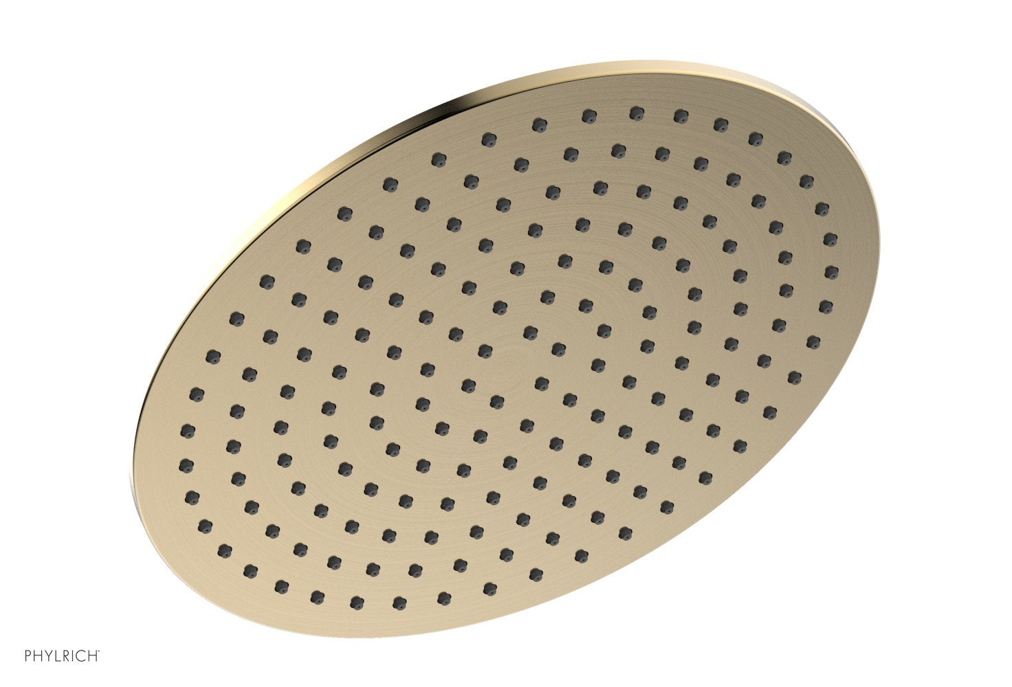 12" Round Shower Head by Phylrich - Satin Brass