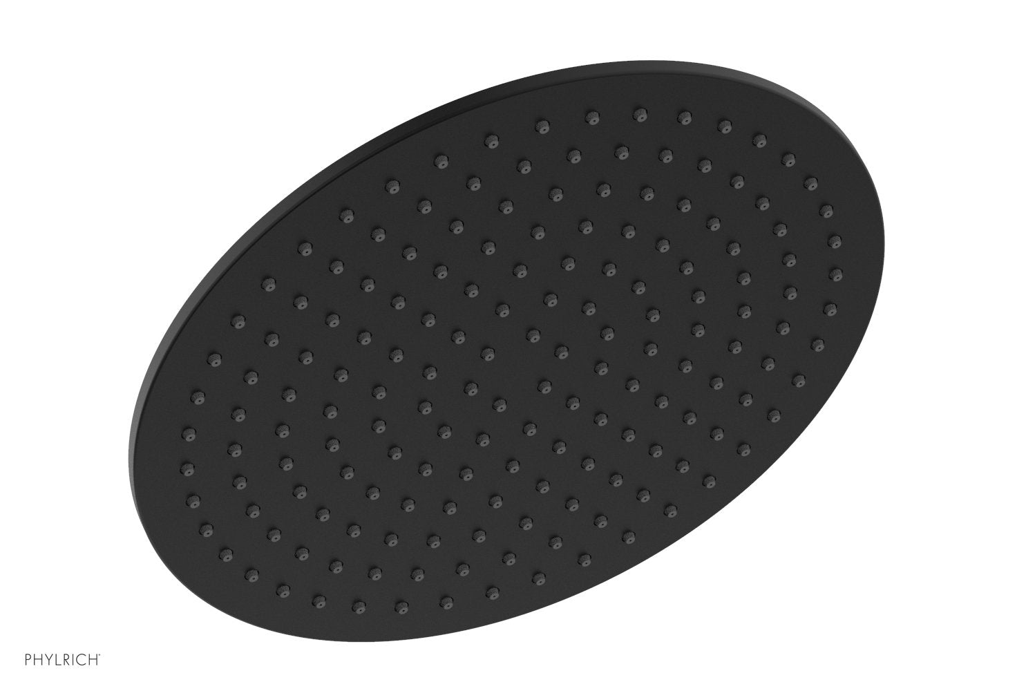 12" Round Shower Head by Phylrich - Matte Black