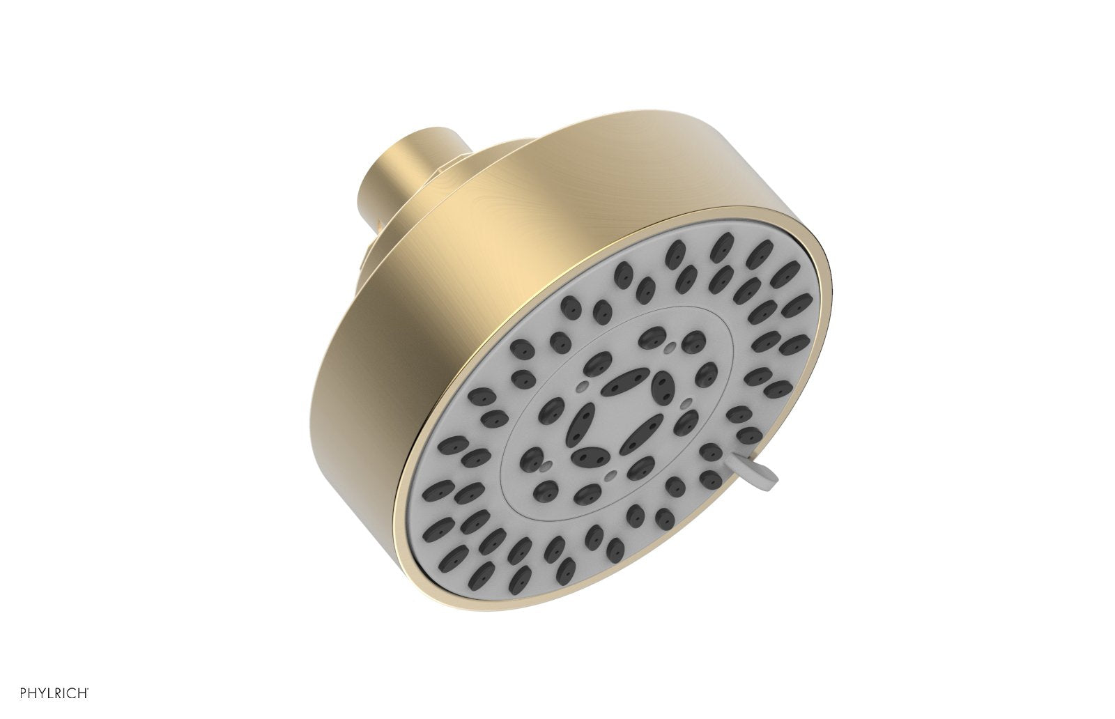 4" Multifunction Shower Head  by Phylrich - Satin Brass