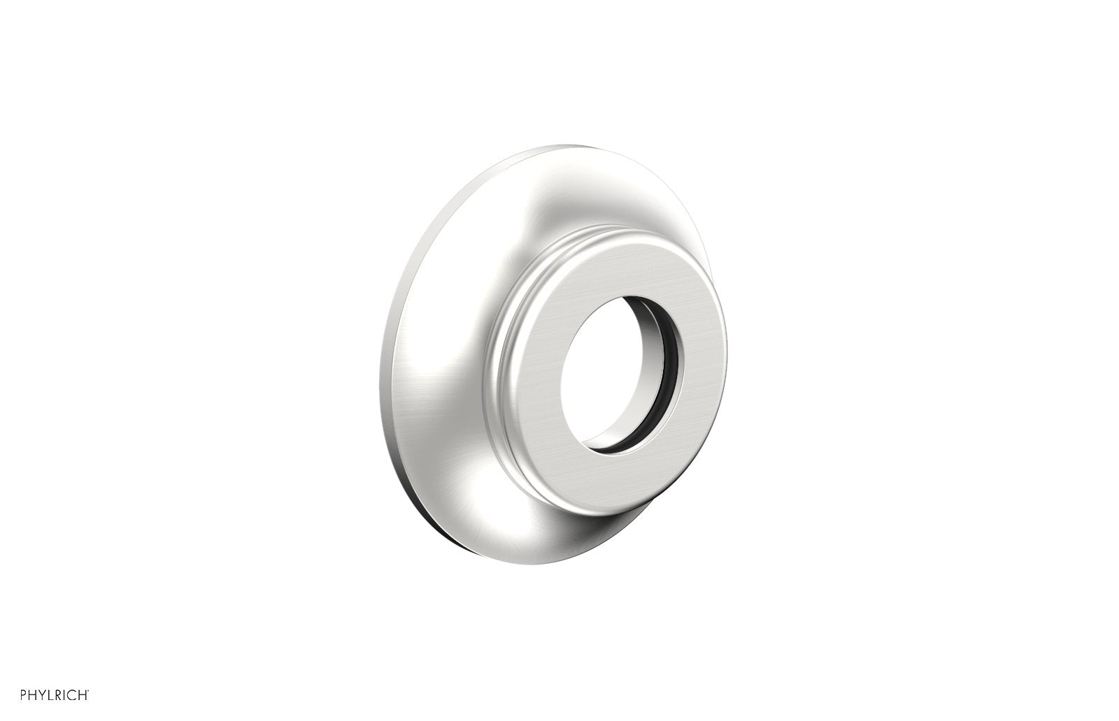 Hex Modern Flange by Phylrich - Satin Chrome