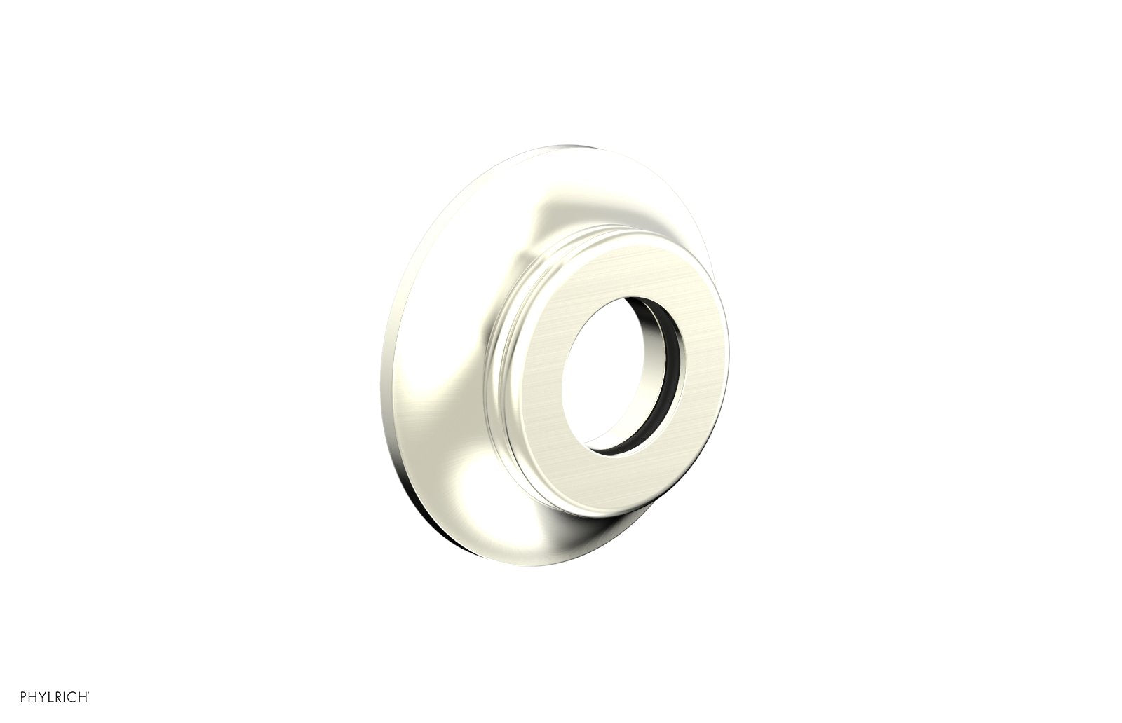 Hex Modern Flange by Phylrich - Satin Nickel