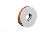 Round Flange with "Orange" Accent by Phylrich - Polished Chrome