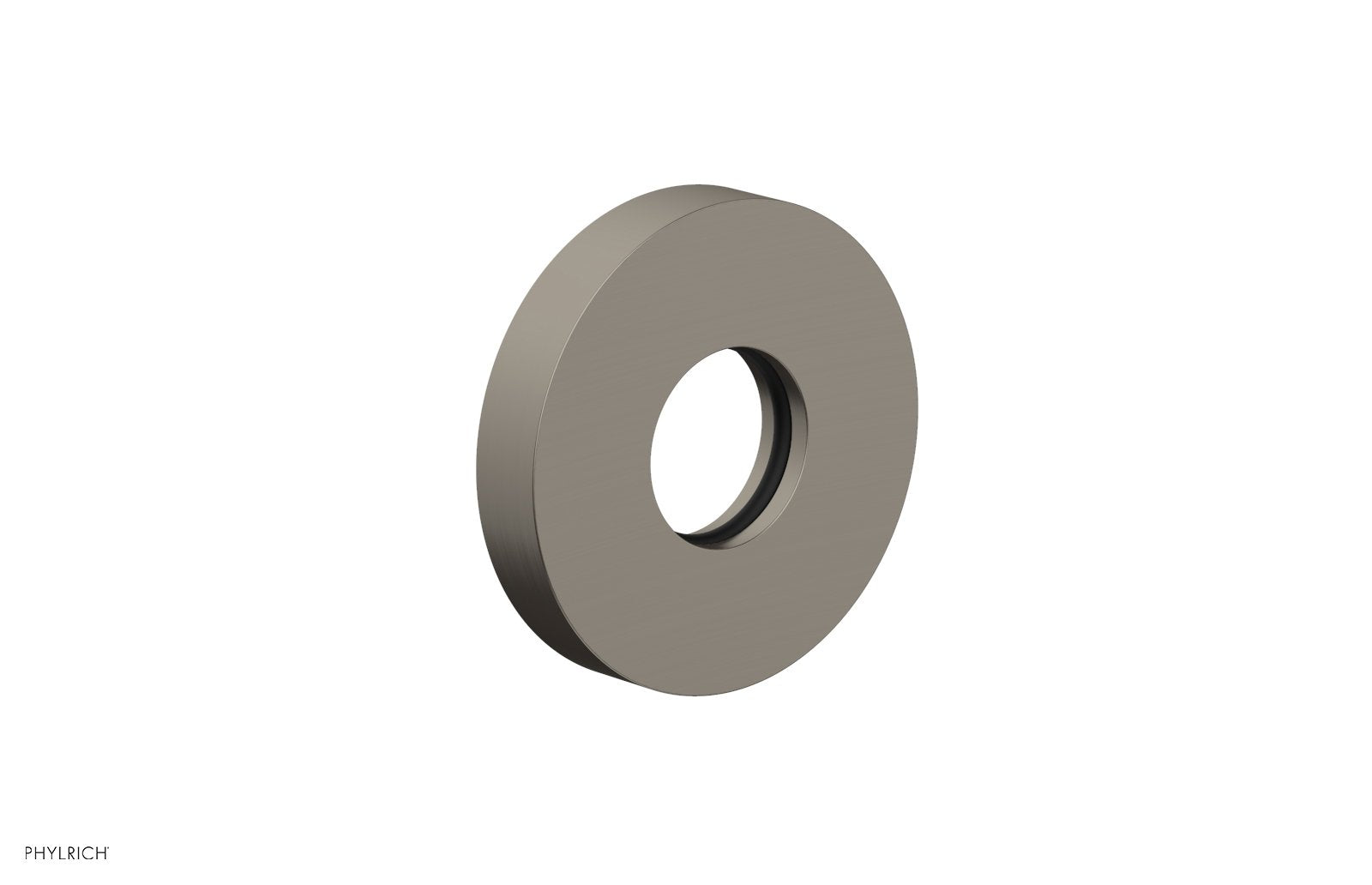 Contemporary Round Flange by Phylrich - Pewter