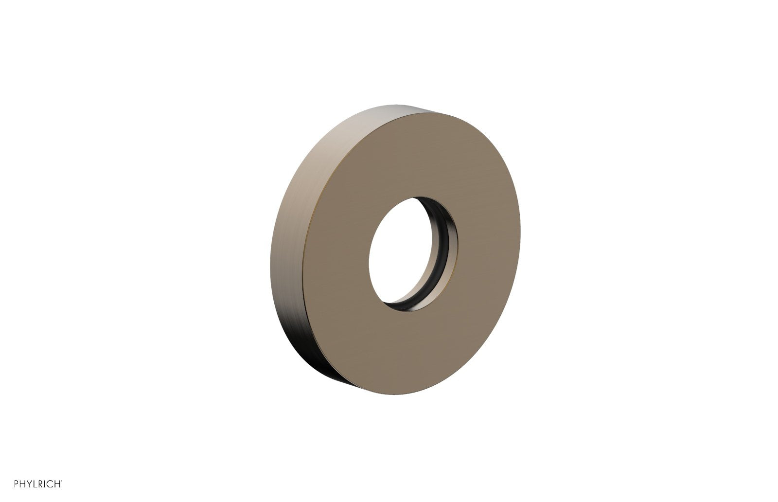 Contemporary Round Flange by Phylrich - Antique Brass