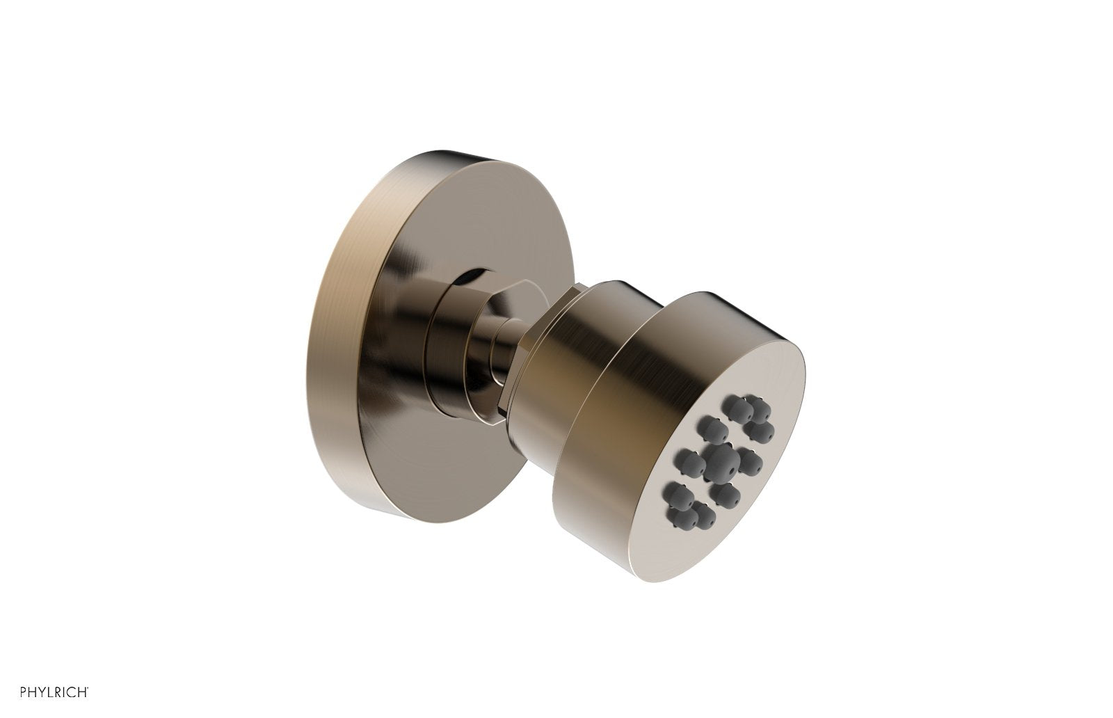 Round Body Spray by Phylrich - Antique Brass