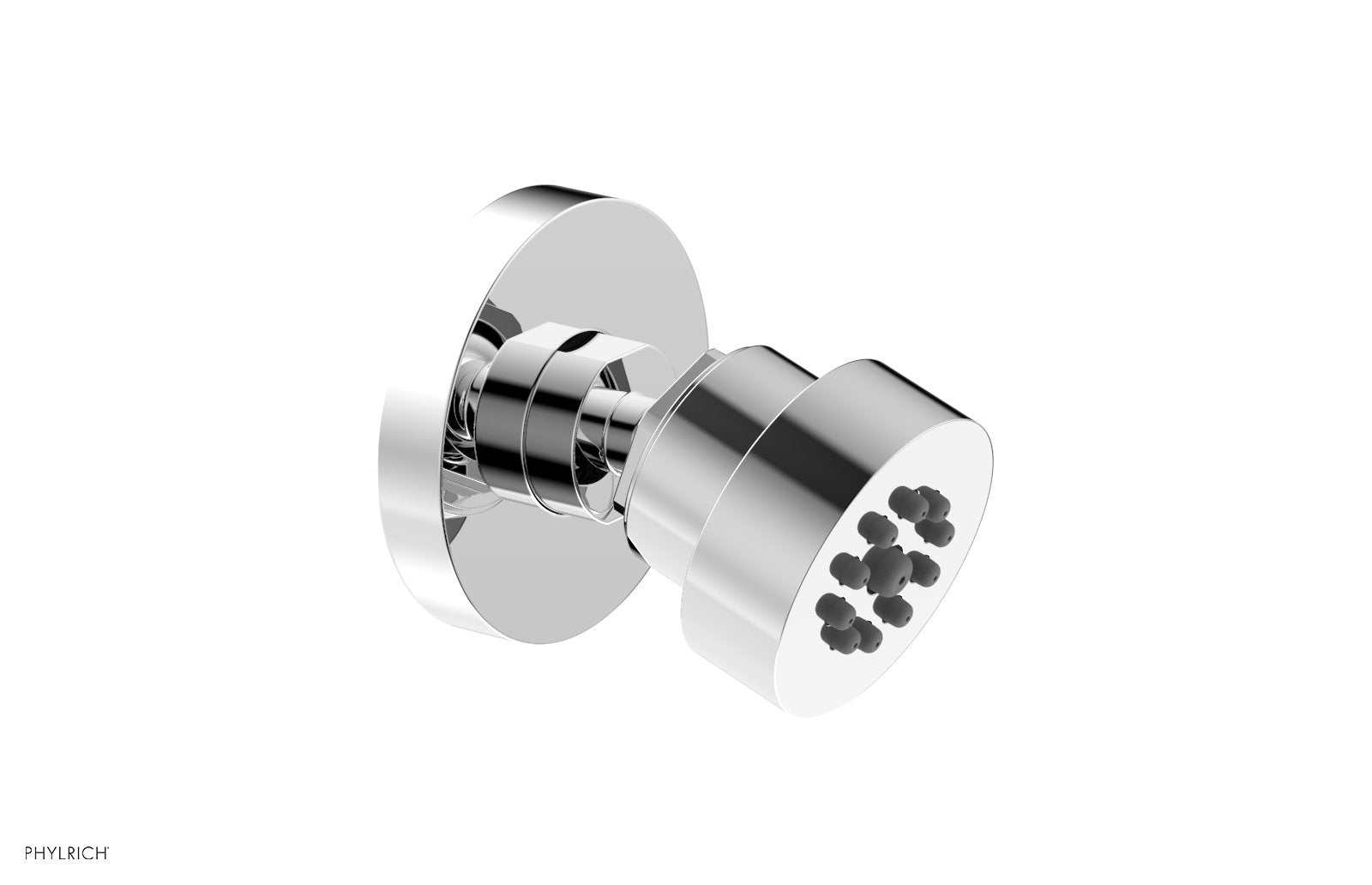 Round Body Spray by Phylrich - Satin Brass