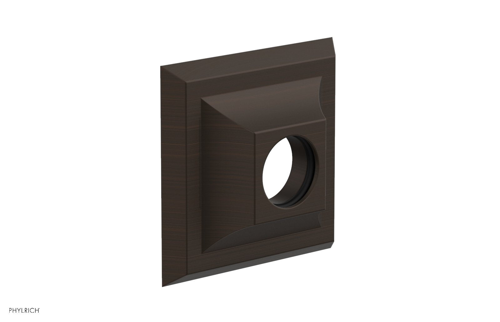 Contemporary Square Flange by Phylrich - Antique Bronze