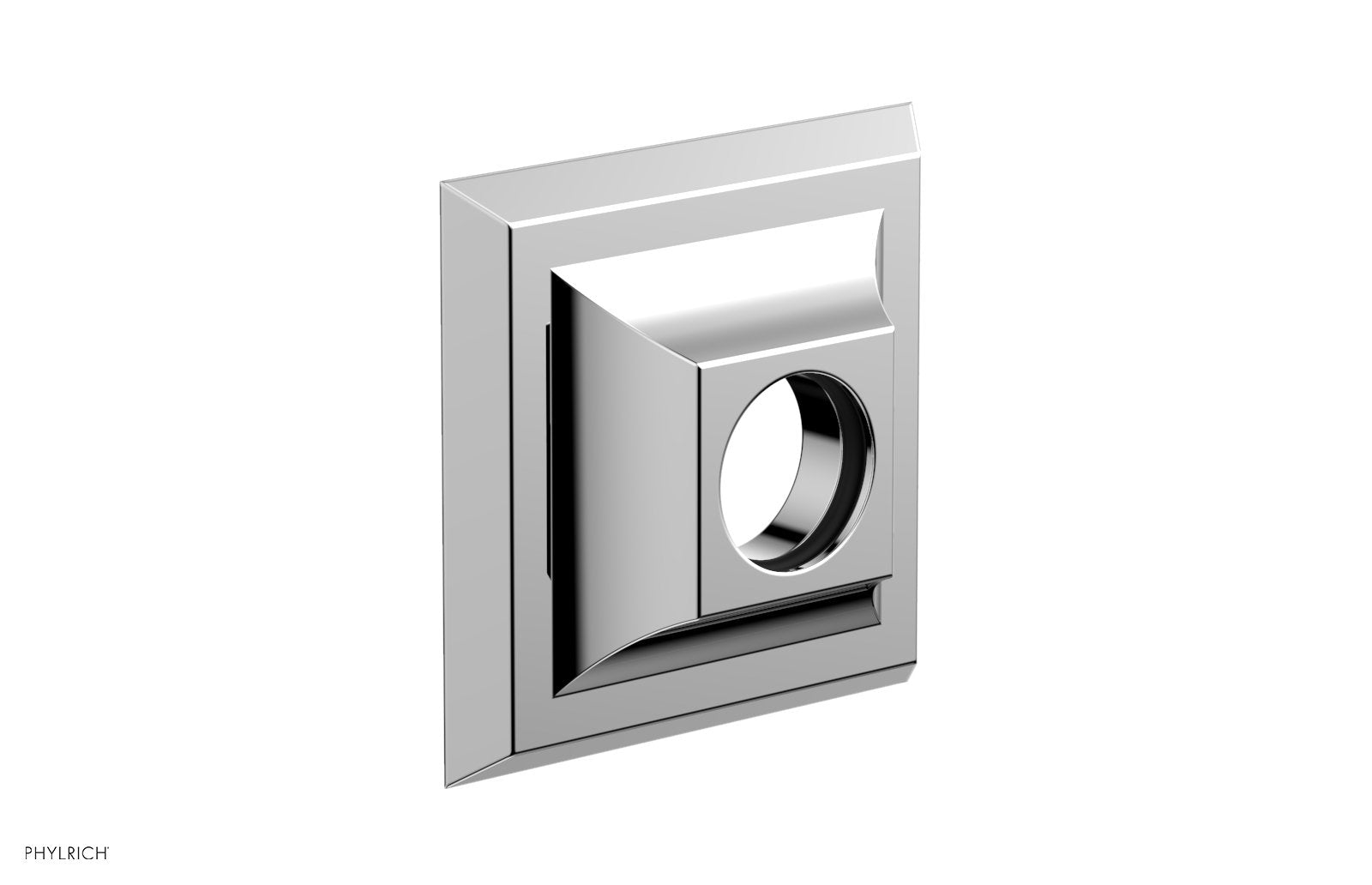 Contemporary Square Flange by Phylrich - Polished Chrome