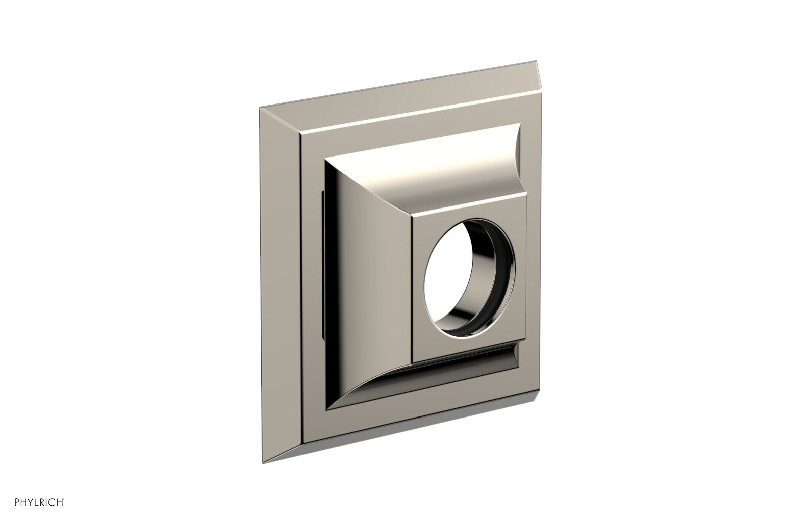 Contemporary Square Flange by Phylrich - Polished Nickel