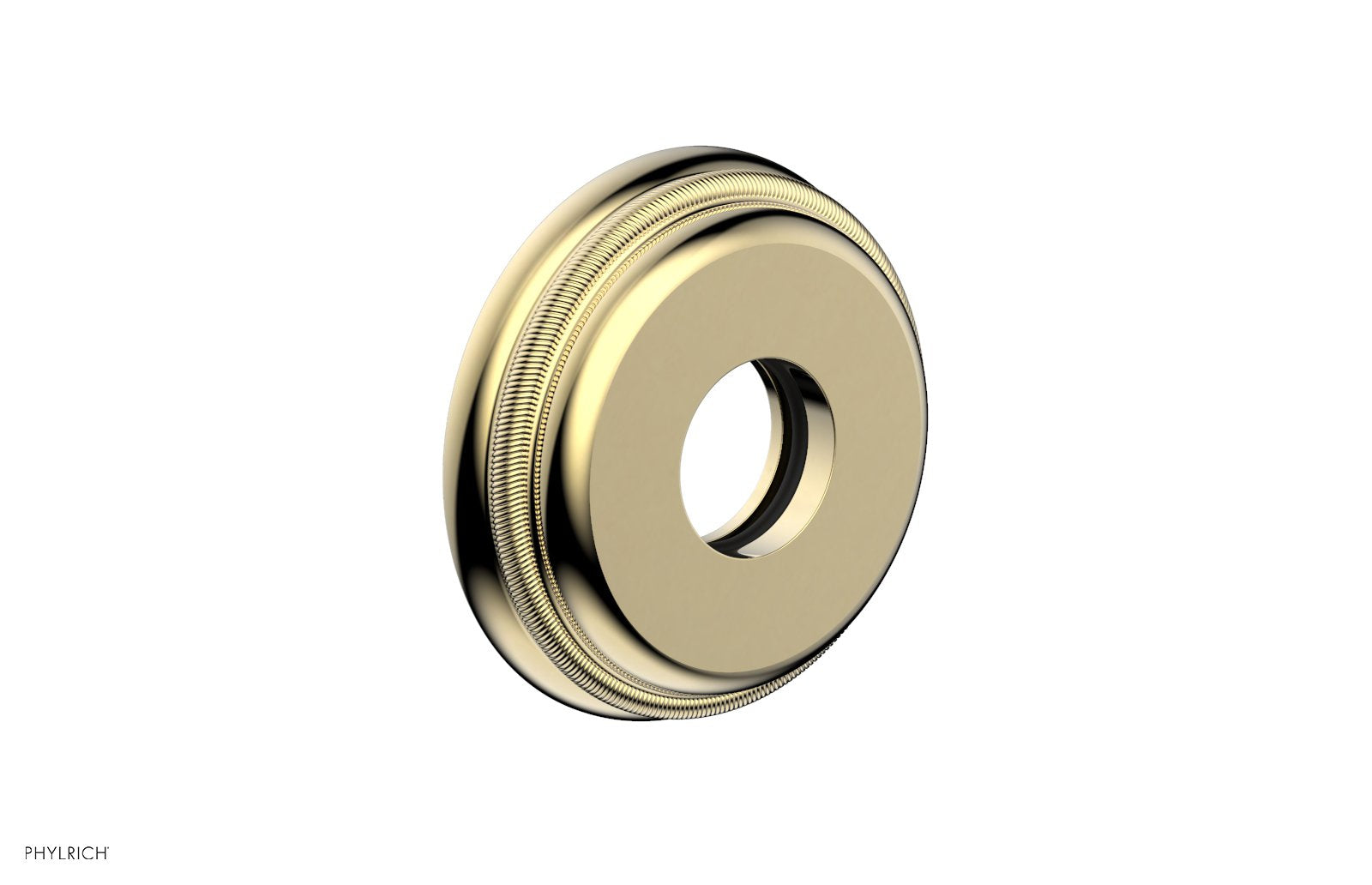 Coined Flange by Phylrich - Polished Brass Uncoated
