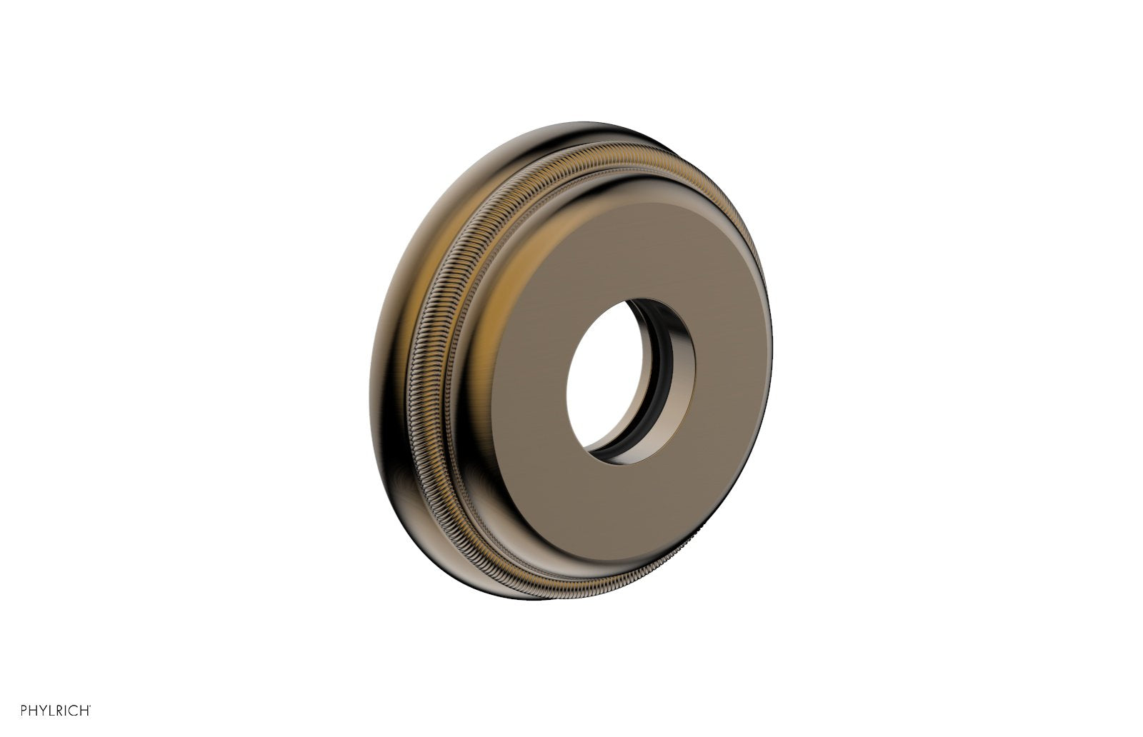 Coined Flange by Phylrich - Antique Brass