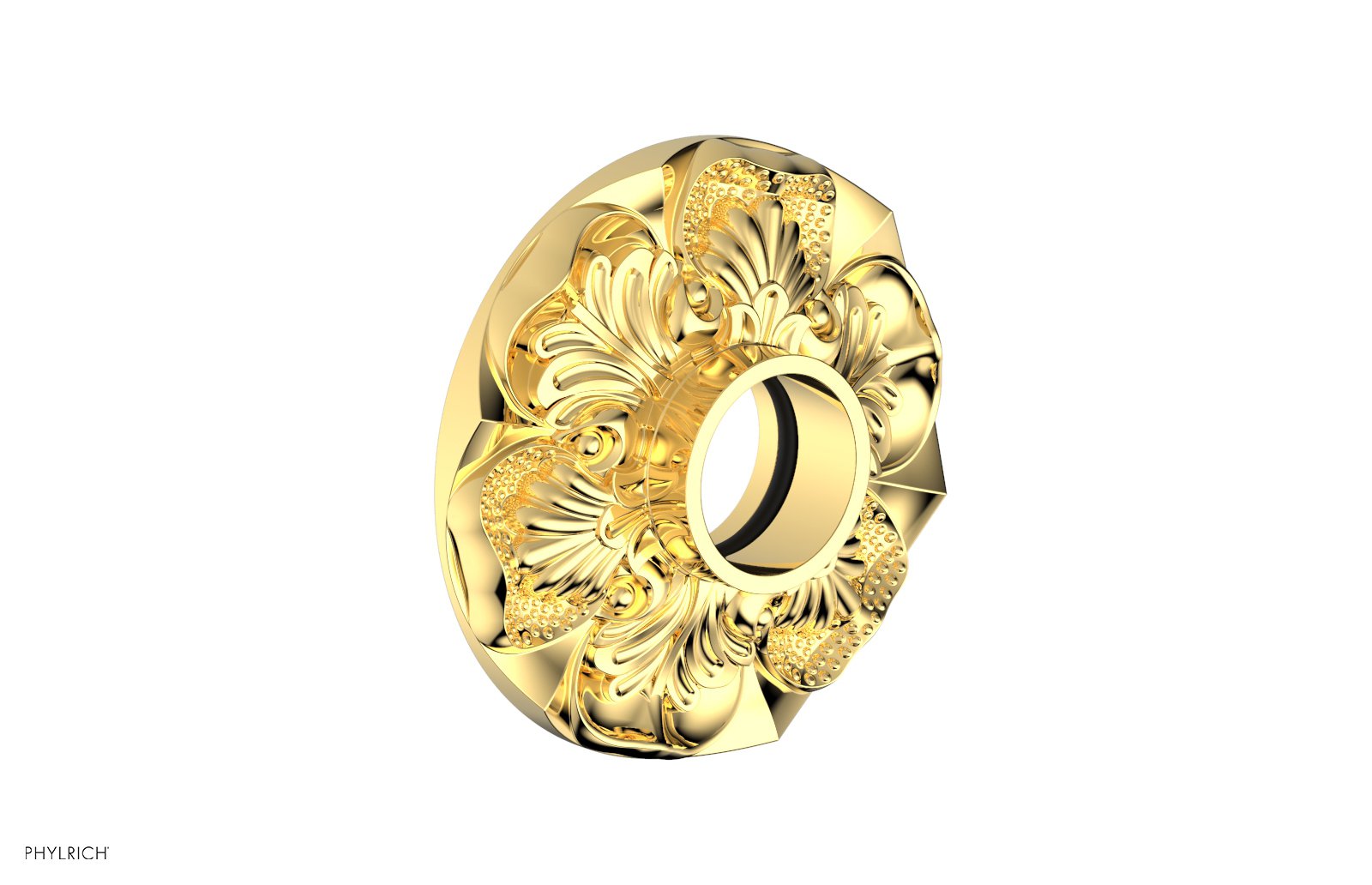 Empire Flange by Phylrich - Satin Gold