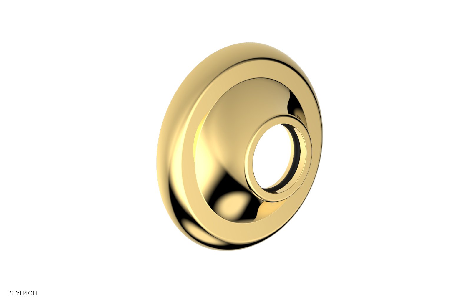 Traditional Flange by Phylrich - Polished Gold