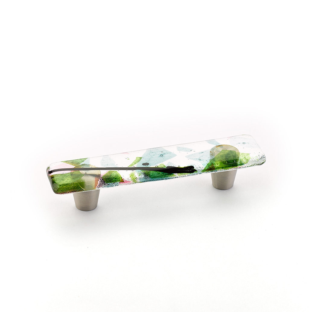 Ice Confetti Turquoise Glass by Schaub - New York Hardware