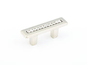 Skyevale Straight Pull w/ Crystals by Schaub - Satin Nickel - New York Hardware