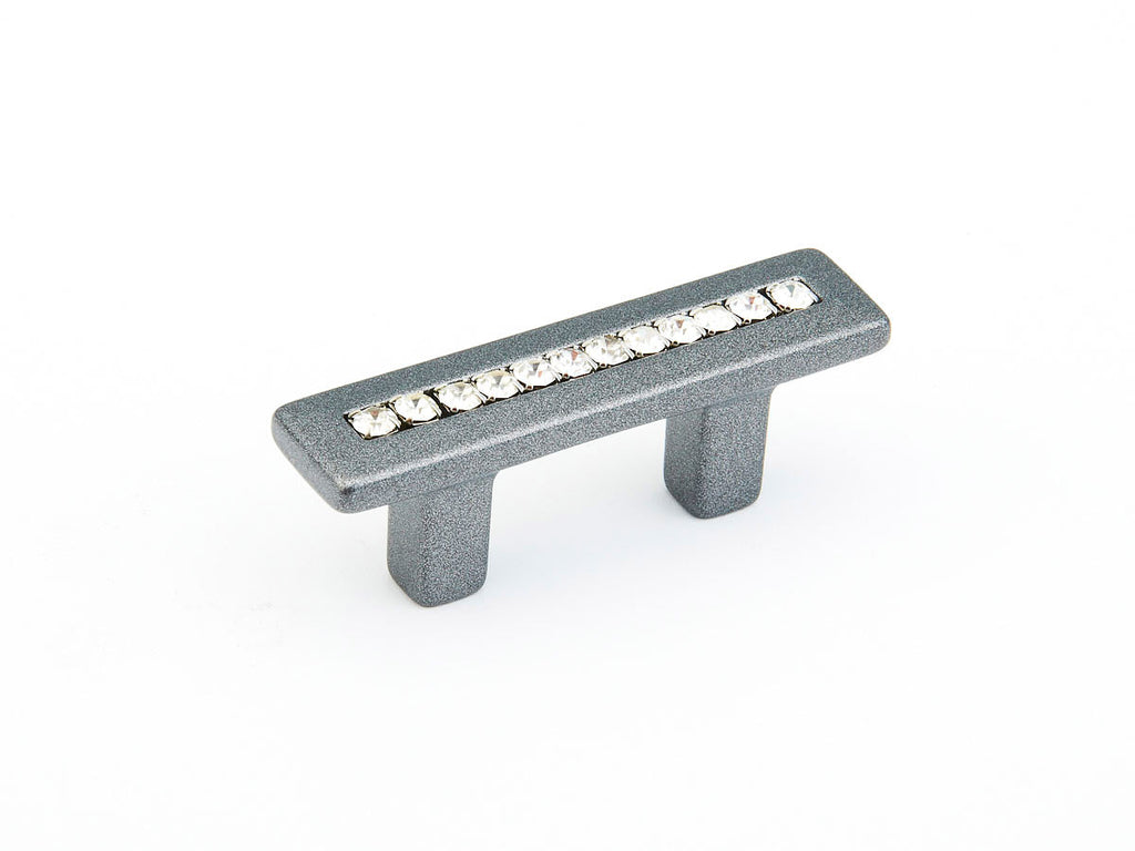 Skyevale Straight Pull w/ Crystals by Schaub - Milano Silver - New York Hardware