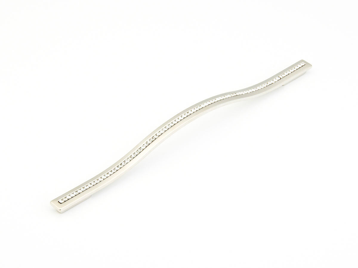 Skyevale Pull w/ Crystals by Schaub - Satin Nickel - New York Hardware