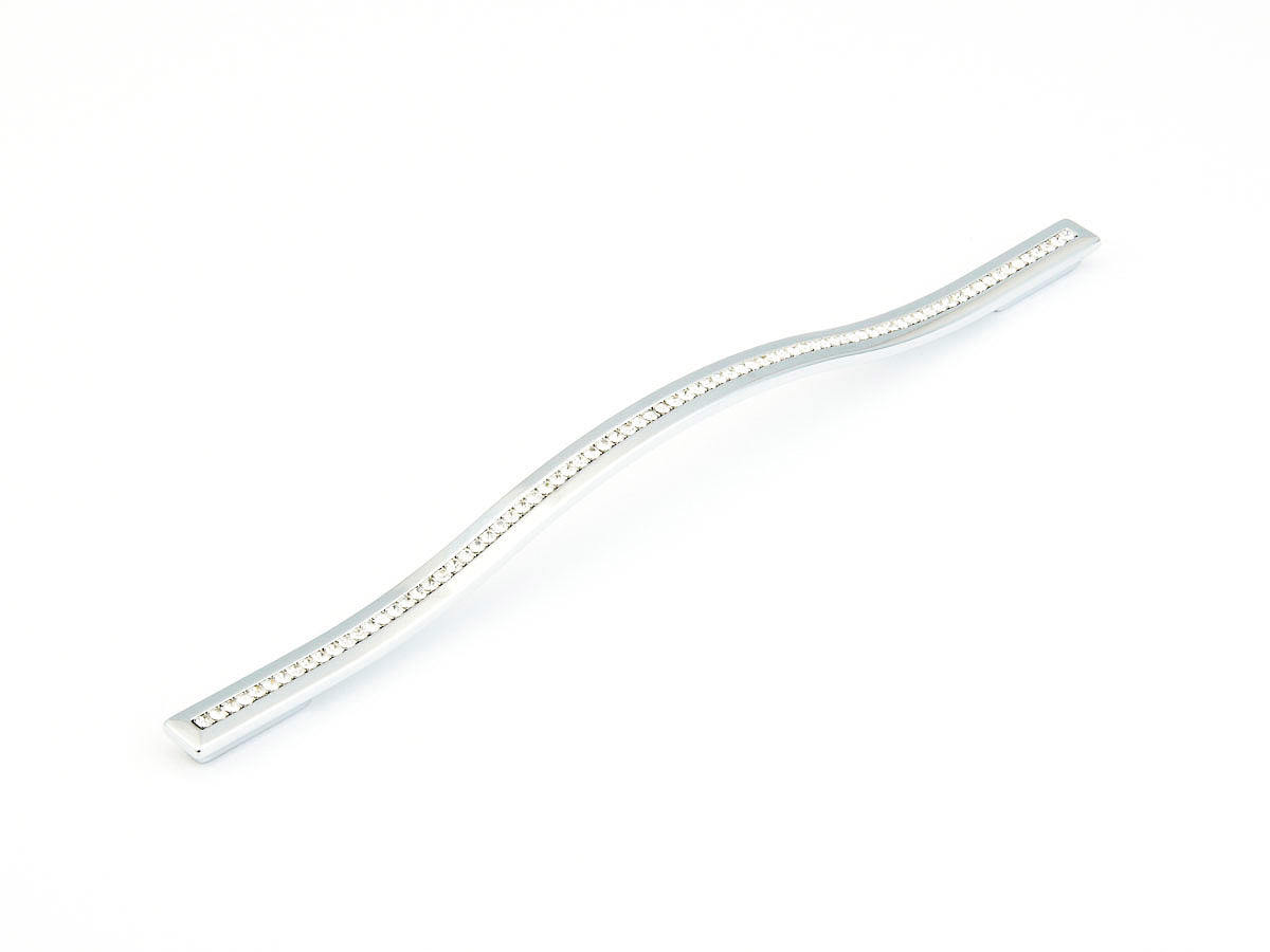 Skyevale Pull w/ Crystals by Schaub - Polished Chrome - New York Hardware