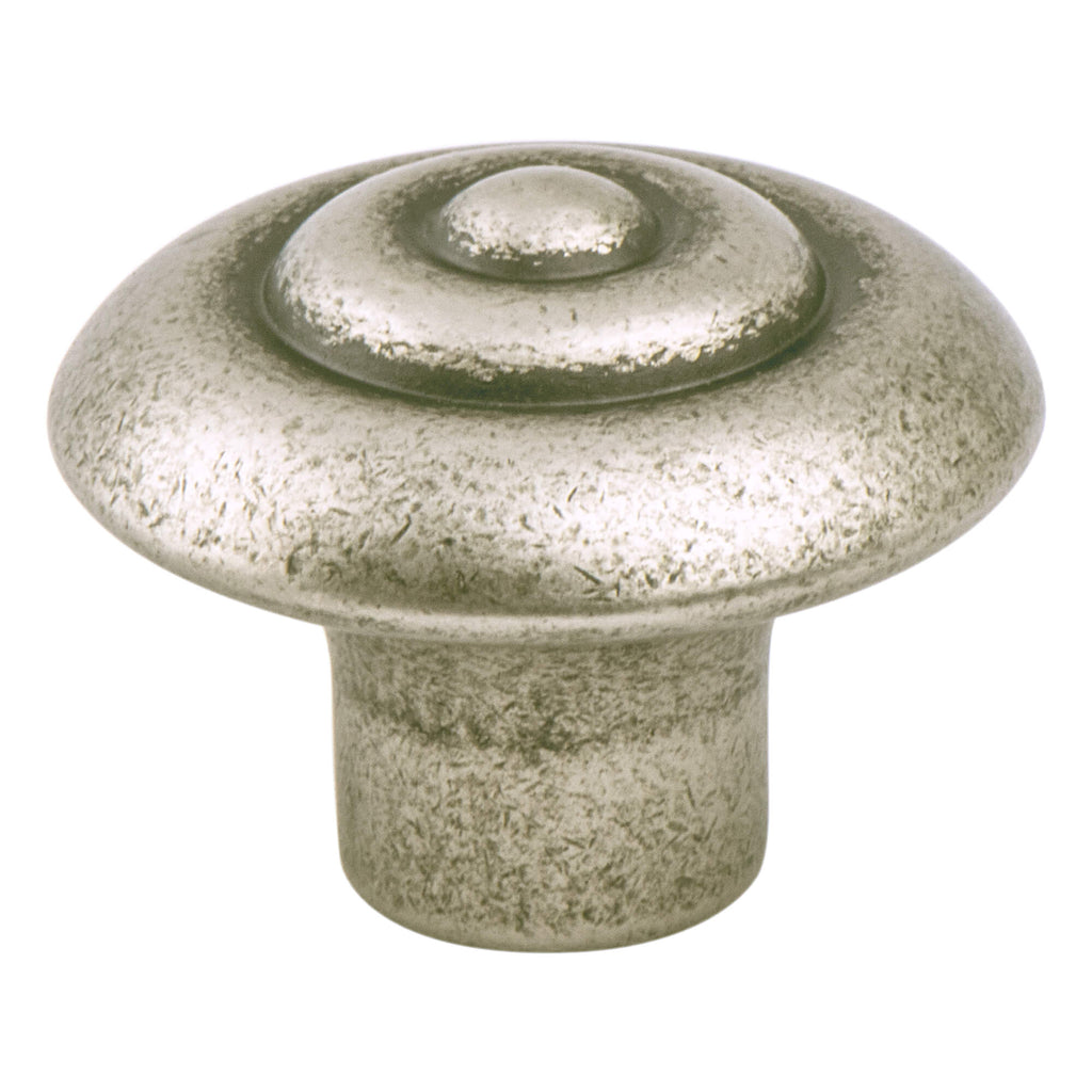 Weathered Nickel - 1-1/4" - Rhapsody Knob by Berenson - New York Hardware