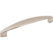 Asymmetrical Belfast Cabinet Pull by Elements - Satin Nickel