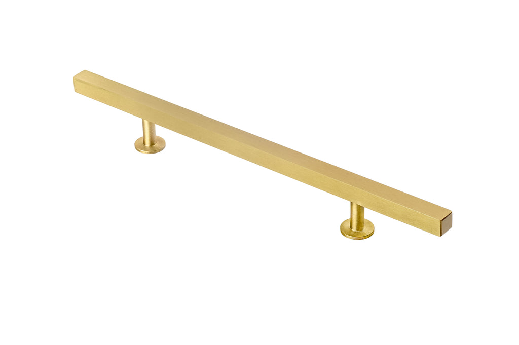 Bar Pull by Lew's Hardware - 6" - Brushed Brass - New York Hardware