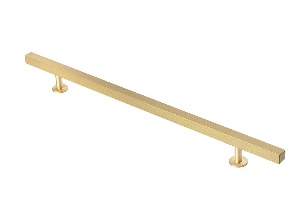 Bar Pull by Lew's Hardware - 10" - Brushed Brass - New York Hardware