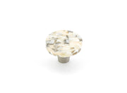 Ice Sable Pebbles Glass Round Knob by Schaub - New York Hardware