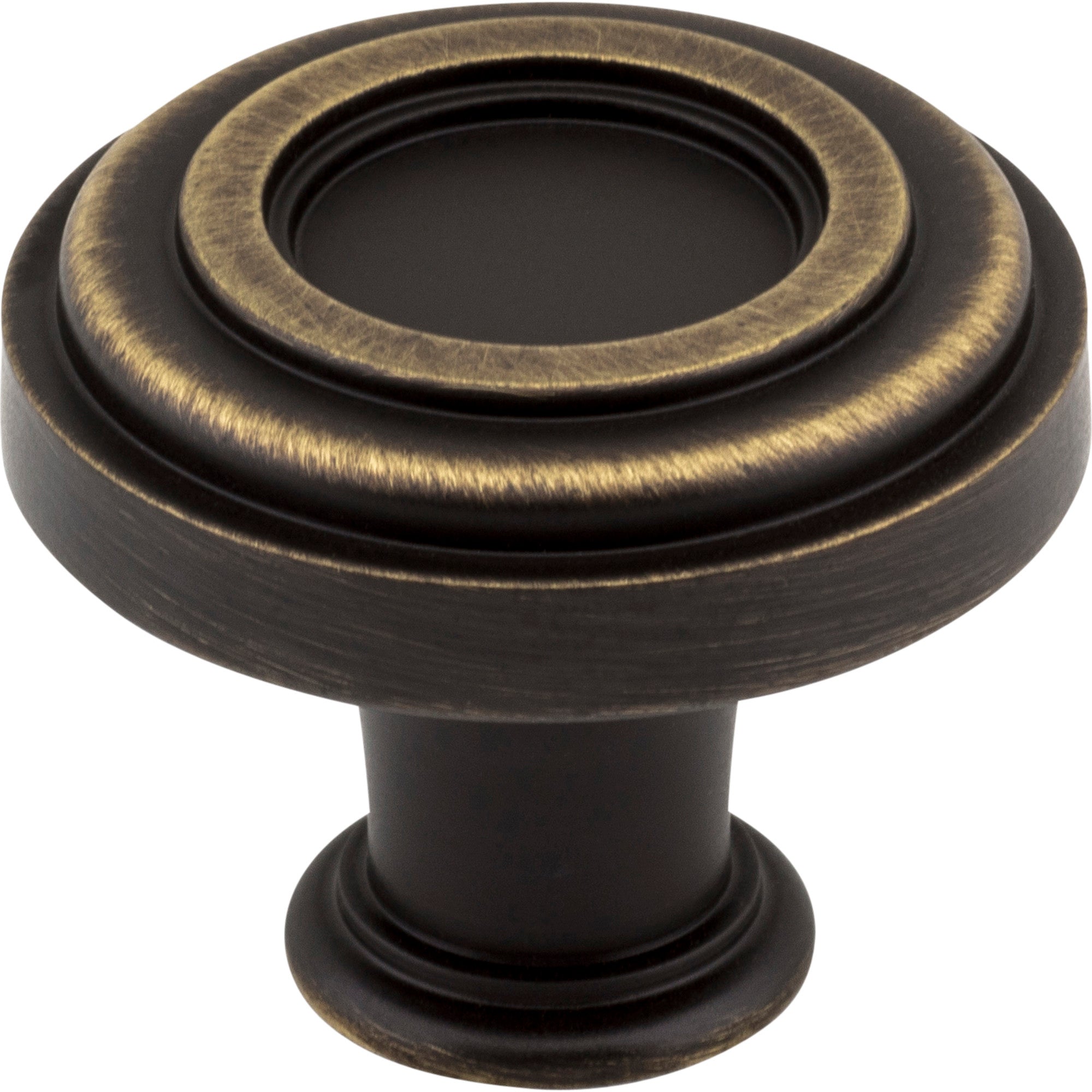 Ring Lafayette Cabinet Knob by Jeffrey Alexander - Antique Brushed Satin Brass