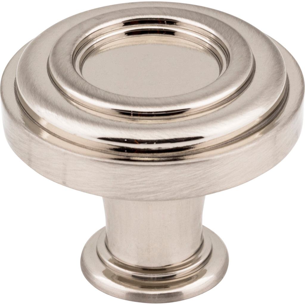 Ring Lafayette Cabinet Knob by Jeffrey Alexander - Satin Nickel