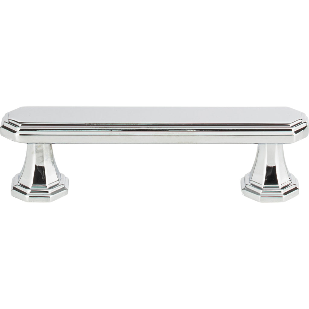 Dickinson Pull by Atlas - 3" - Polished Chrome - New York Hardware