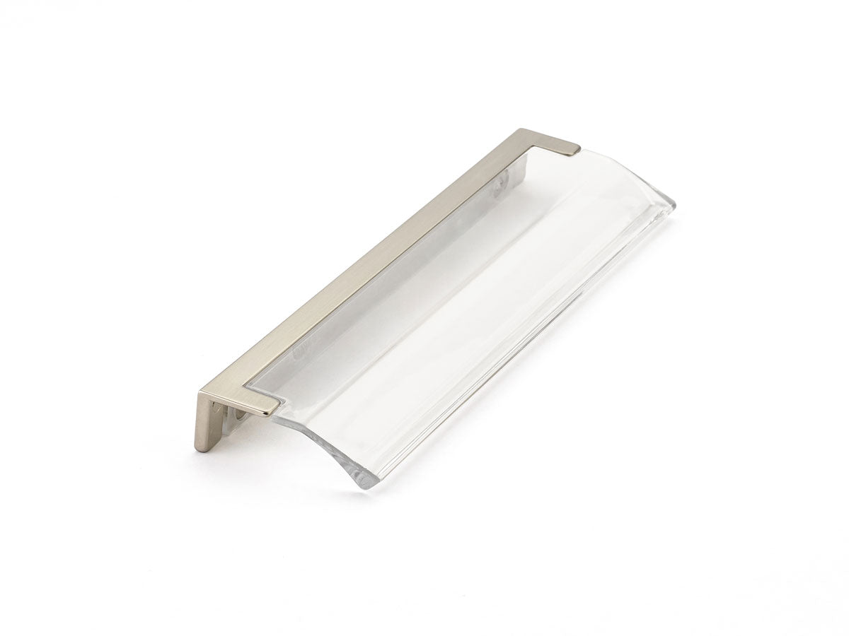 Positano Edge Pull by Schaub - Satin Nickel - New York Hardware