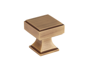 Jefferson Cabinet Knob by Armac Martin - 32mm - Satin Nickel Plate