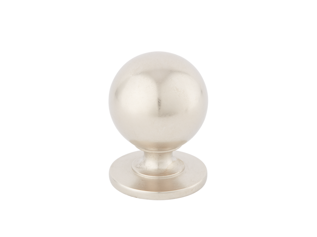 Cotswold Ball Cabinet Knob by Armac Martin - 32mm - Barrelled Nickel Plate