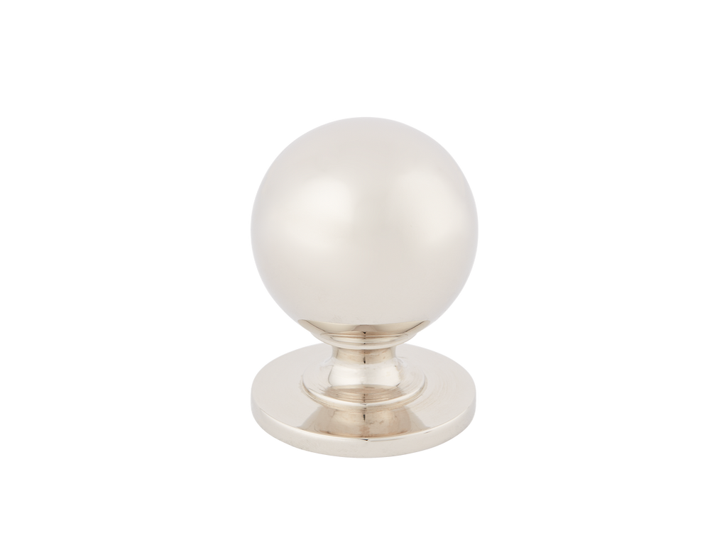 Cotswold Ball Cabinet Knob by Armac Martin - 32mm - Polished Nickel Plate