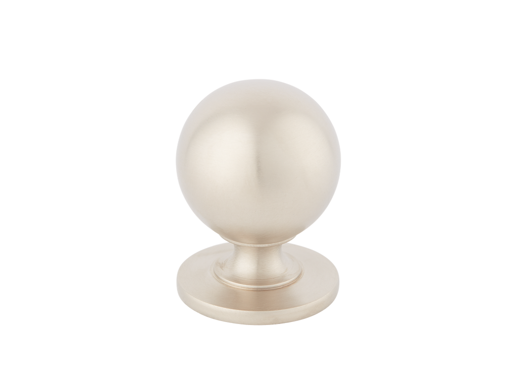 Cotswold Ball Cabinet Knob by Armac Martin - 32mm - Satin Nickel Plate