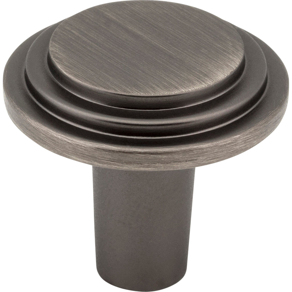 Round Calloway Cabinet Knob by Elements - Brushed Pewter