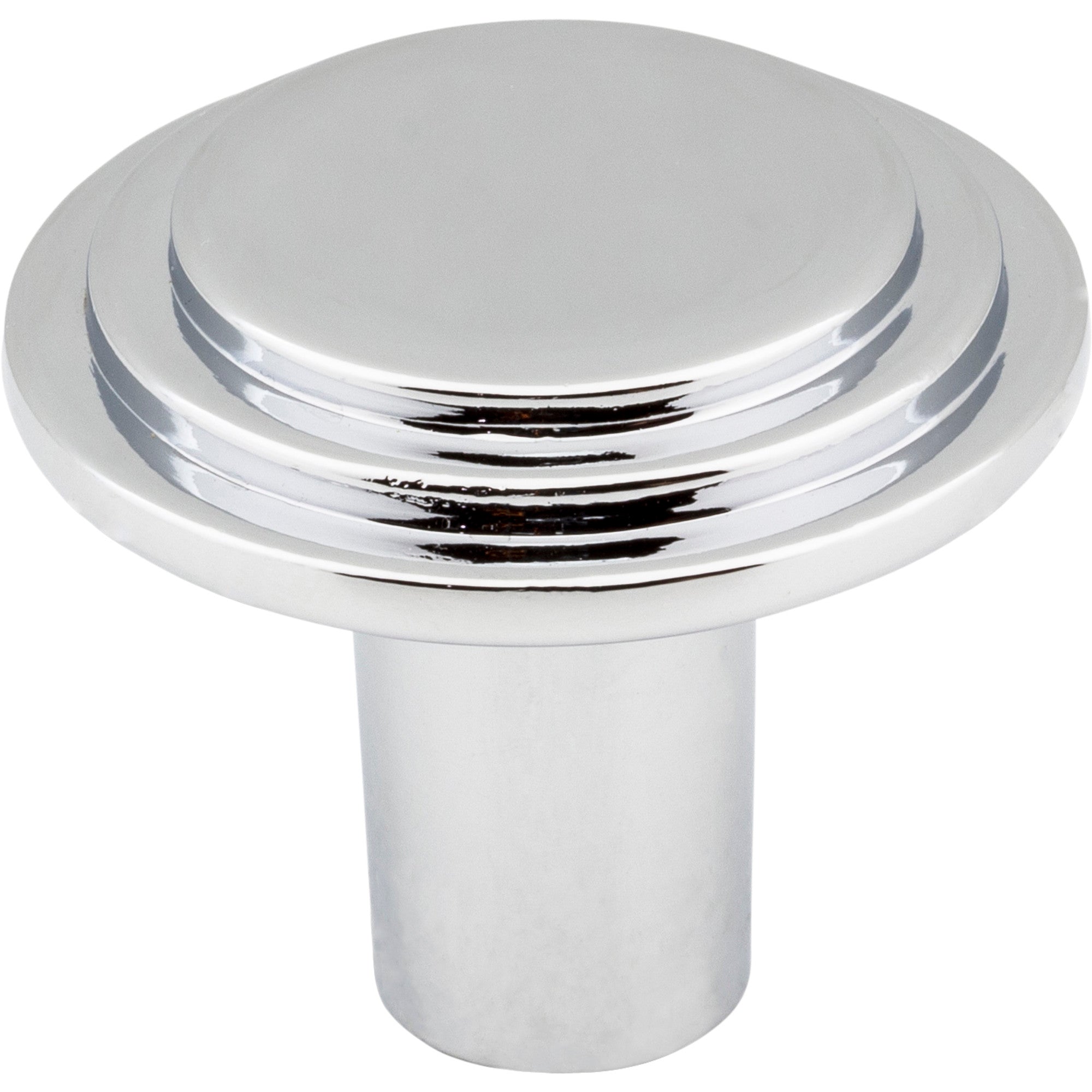 Round Calloway Cabinet Knob by Elements - Polished Chrome