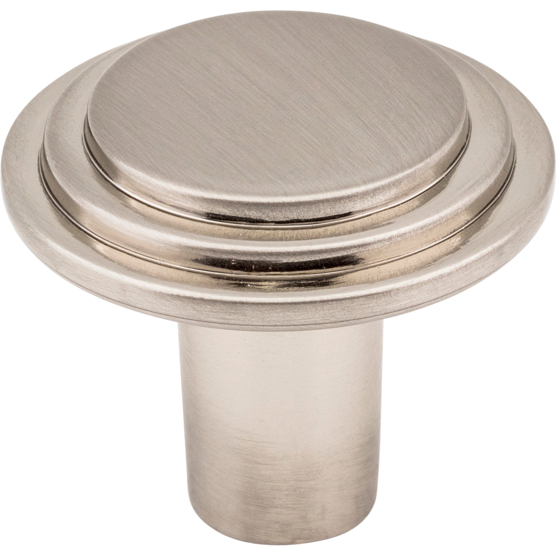 Round Calloway Cabinet Knob by Elements - Satin Nickel