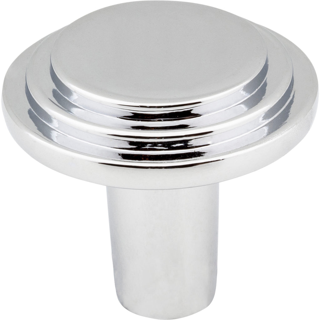 Round Calloway Cabinet Knob by Elements - Polished Chrome