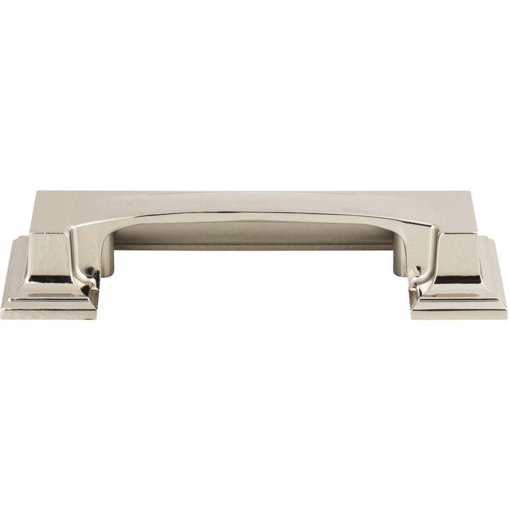 Sutton Place Cup Pull by Atlas - 3" - Polished Nickel - New York Hardware