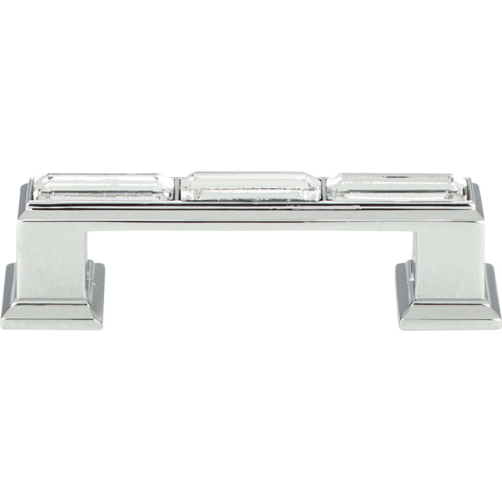 Legacy Crystal Pull by Atlas - 3" - Polished Chrome - New York Hardware