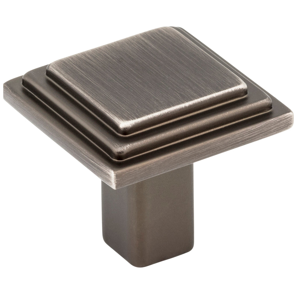 Square Calloway Cabinet Knob by Elements - Brushed Pewter