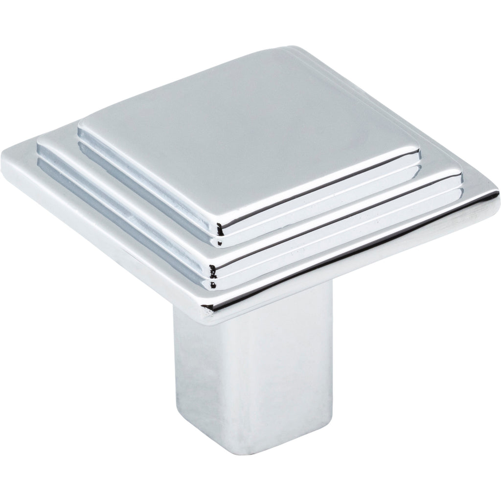Square Calloway Cabinet Knob by Elements - Polished Chrome
