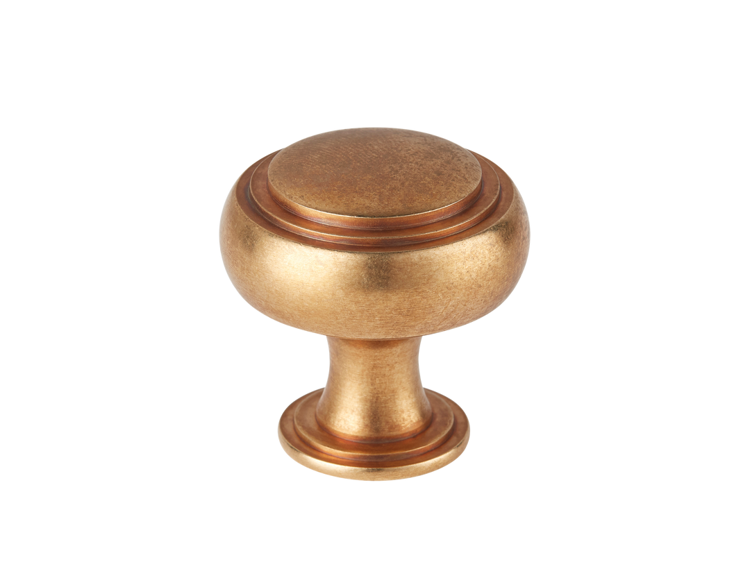 Carlton Cabinet Knob by Armac Martin - 35mm - Satin Nickel Plate