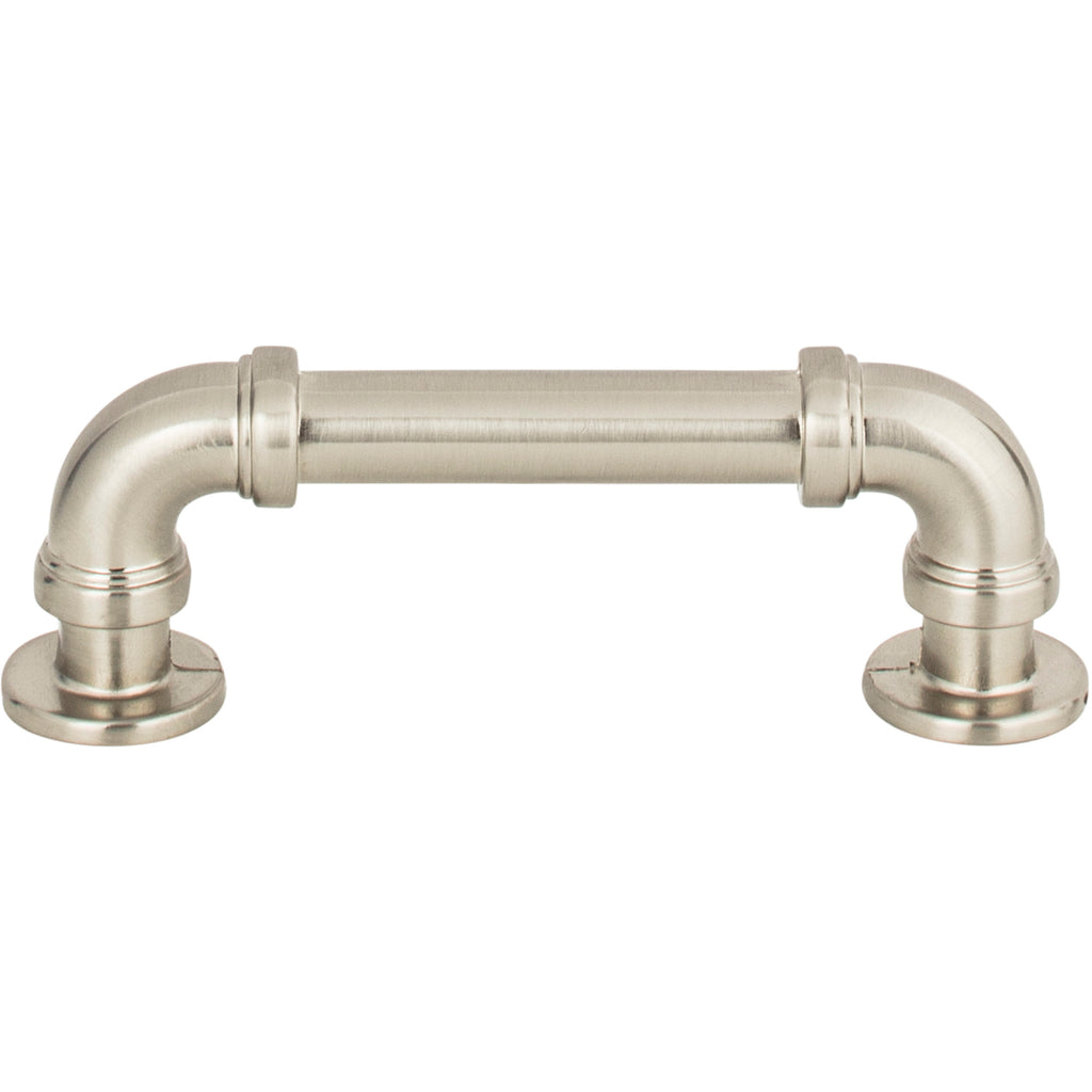 Steam Punk Pull by Atlas - 3" - Brushed Nickel - New York Hardware