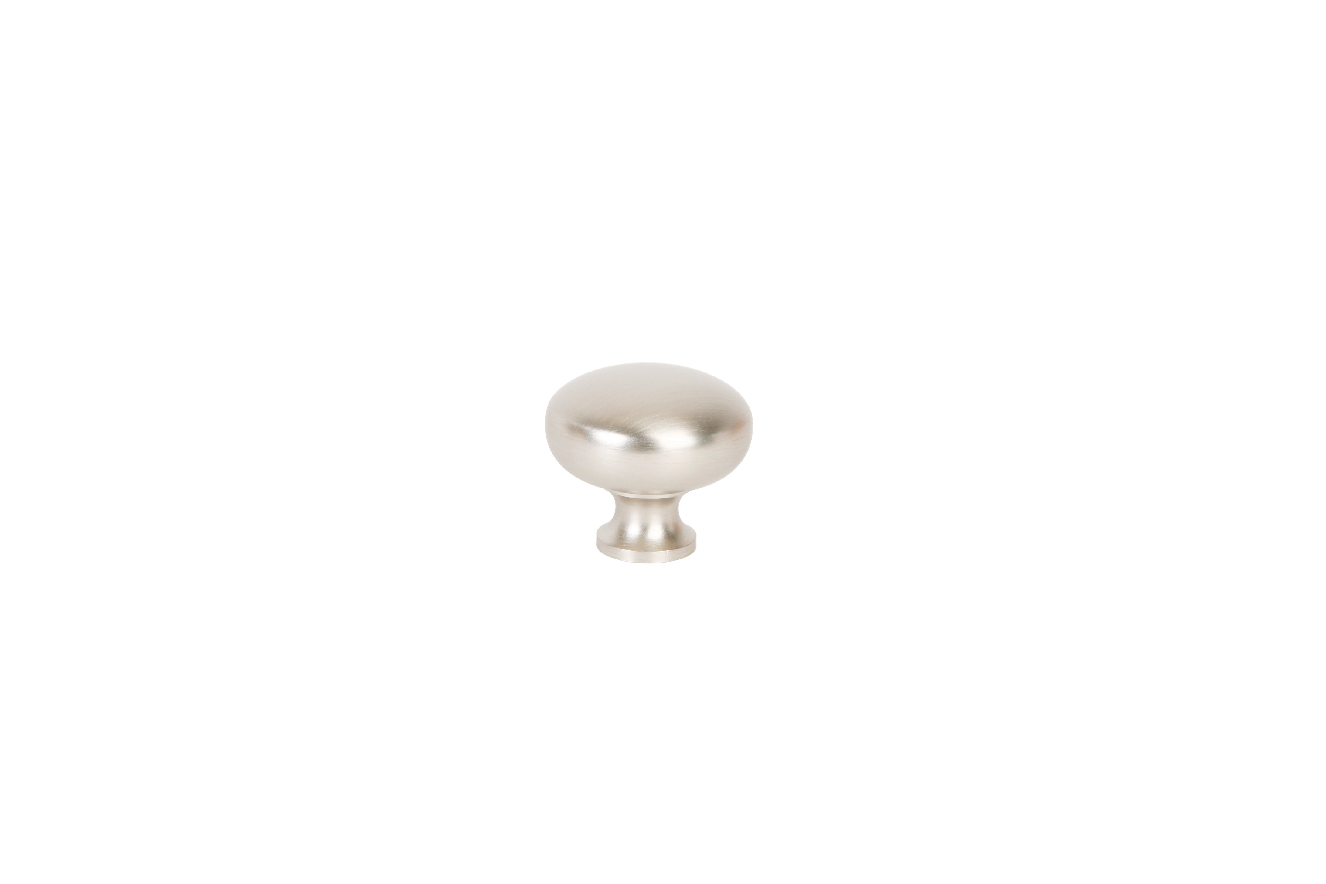 Metal Mushroom Knob by Lew's Hardware - 1" - Brushed Nickel - New York Hardware