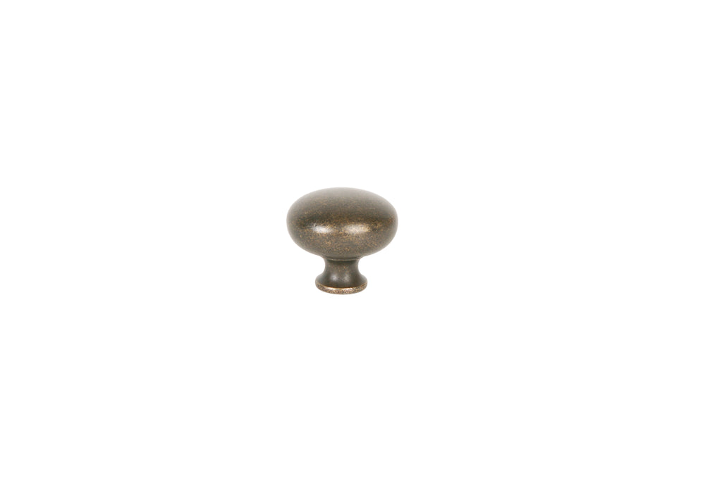 Metal Mushroom Knob by Lew's Hardware - 1" - Oil-rubbed Bronze - New York Hardware