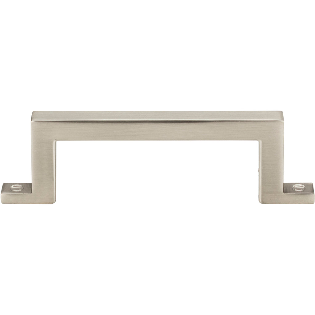 Campaign Bar Pull by Atlas - 3" - Brushed Nickel - New York Hardware