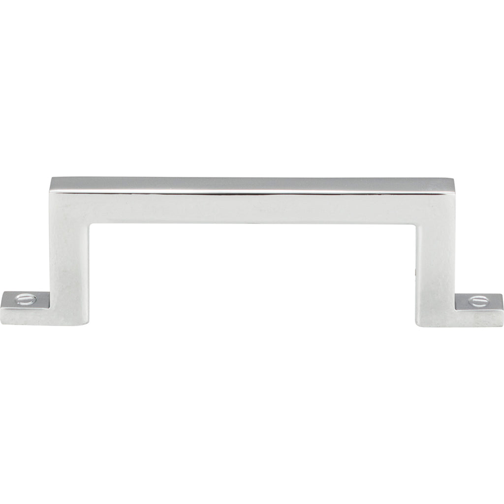 Campaign Bar Pull by Atlas - 3" - Polished Chrome - New York Hardware